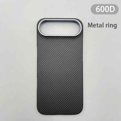 For iPhone Air Phone Case Kevlar Aramid Fiber Hard Shell Carbon