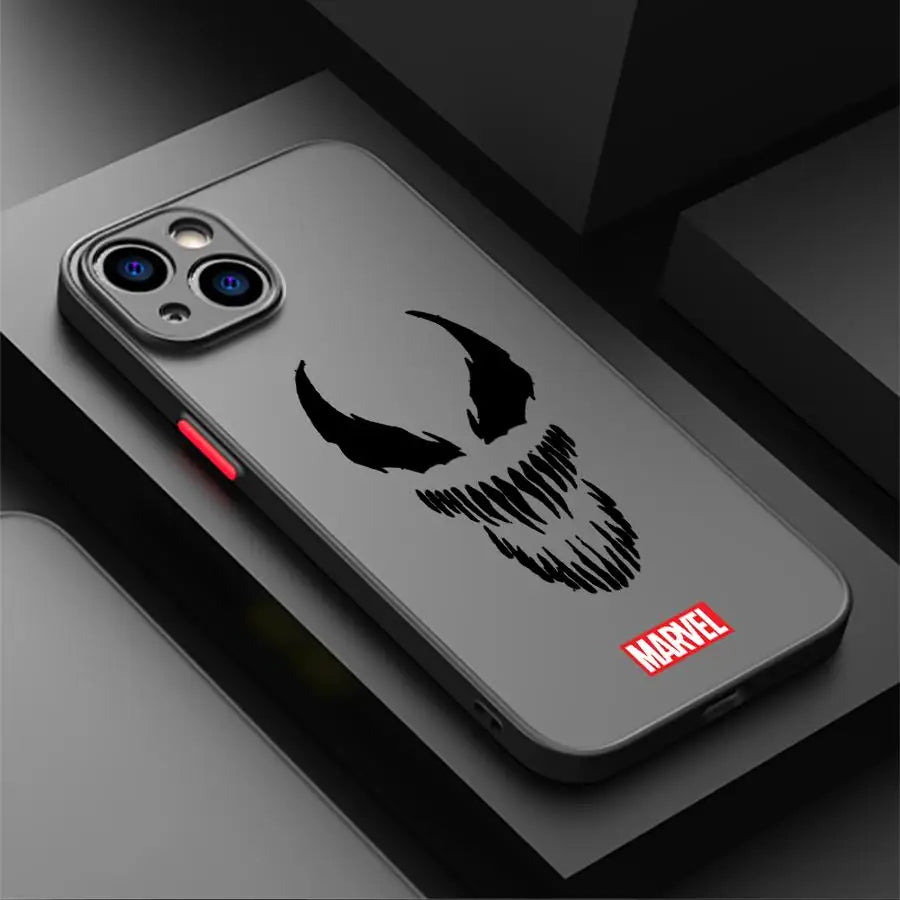 Back Phone Cover Case For iPhone Marvel Spiderman Venom