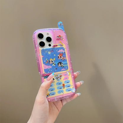 New The Pink Little Policewoman Cat Melody Big Brother Phone Case For iPhone