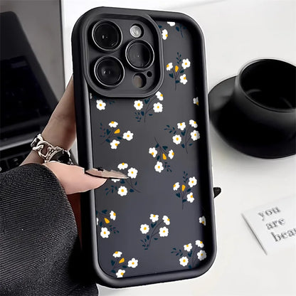 Case For iPhone Fashion Flower Cover