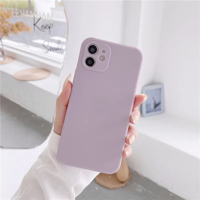 Ultra Thin Shockproof Silicone Phone Case For iPhone
