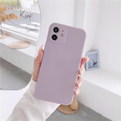 Ultra Thin Shockproof Silicone Phone Case For iPhone
