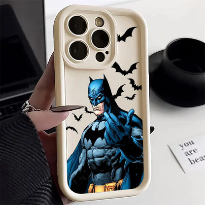 Bat Mans Marvel Bat Silicone Case For Apple iPhone