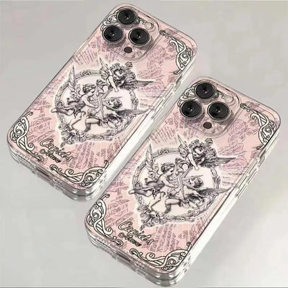Medieval Vintage Cupid Angel Case For iPhone