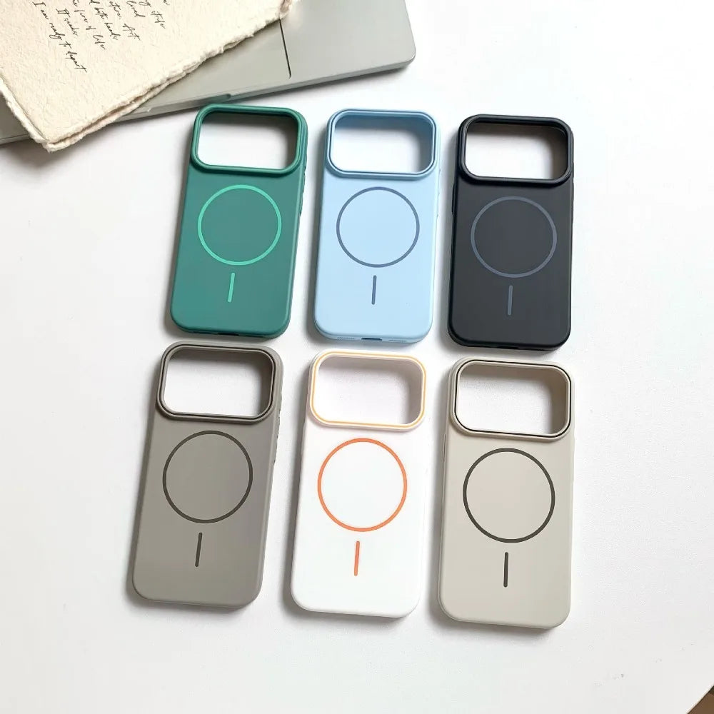 Luxury Magsafe Matte Magnetic Phone Case For iPhone