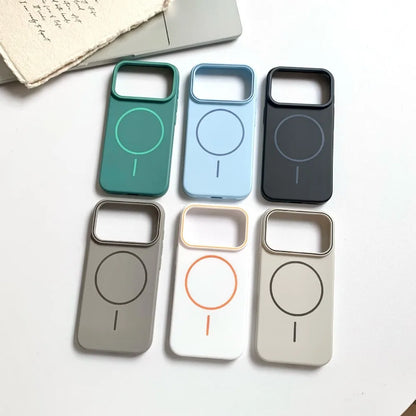 Luxury Magsafe Matte Magnetic Phone Case For iPhone