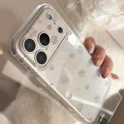 Korean Polka Dot Bear iPhone Case