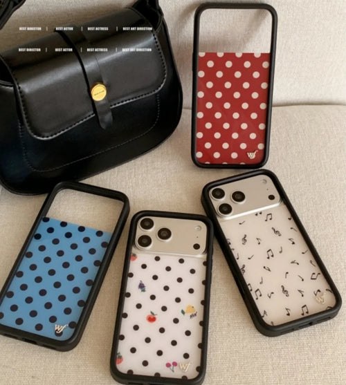 Wildflower 3D Polka Dots Phone Case For iPhone