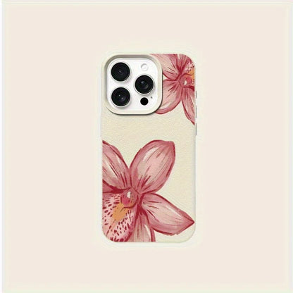 Pink Flower Part Pattern Suitable For iPhone