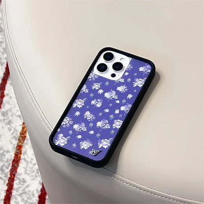 Wildflower Ins Cute Cartoon Phone Case For iPhone