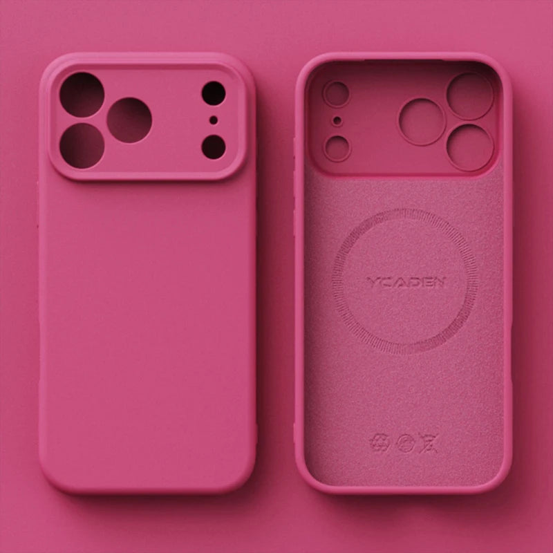 Original Liquid Silicone MagSafe Phone Case With Wireless Charging