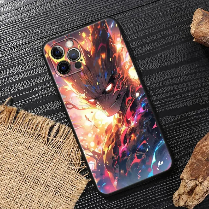 Marvel Heroes Case For iPhone Protect Soft Funda