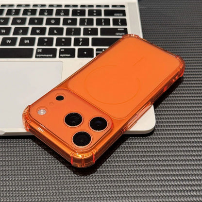 Airbag Anti Knock Phone Case For iPhone Soft Frosted Translucent Turn