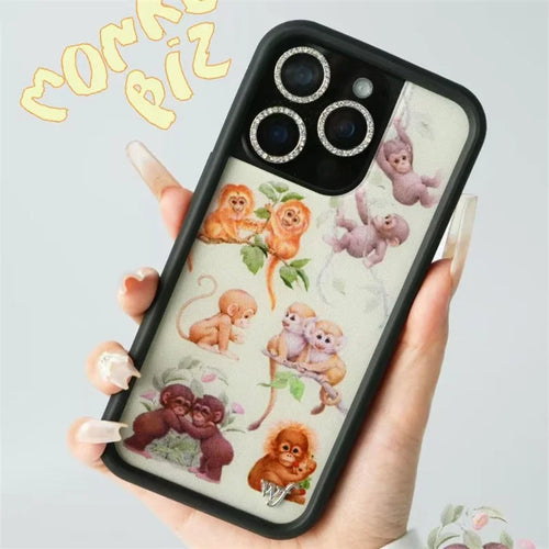 Wildflower Monkey Biz Phone Case For iPhone