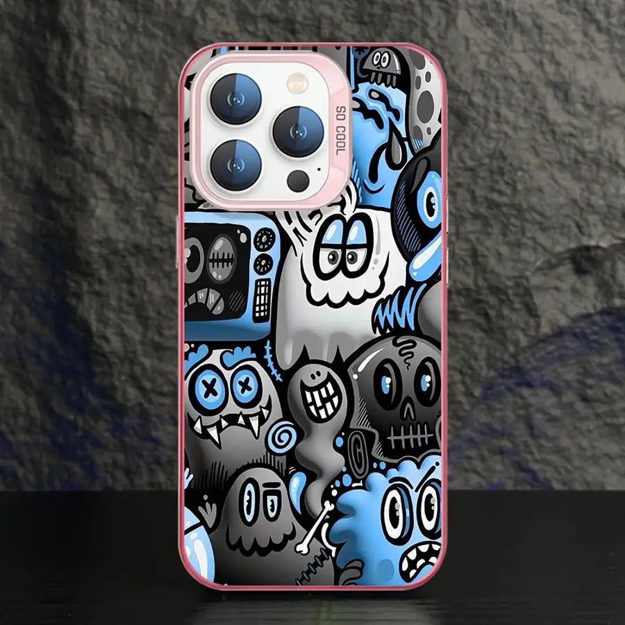 Super Cool Black Graffiti Phone Case