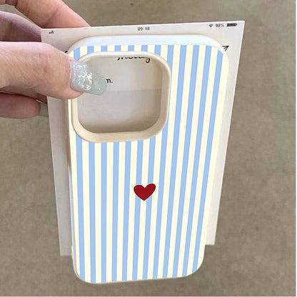 Cute Small Love Heart Pattern Fresh Phone Case For iPhone
