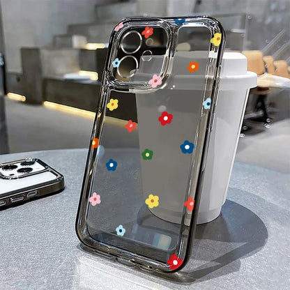 Transparent Heart Case For iPhone
