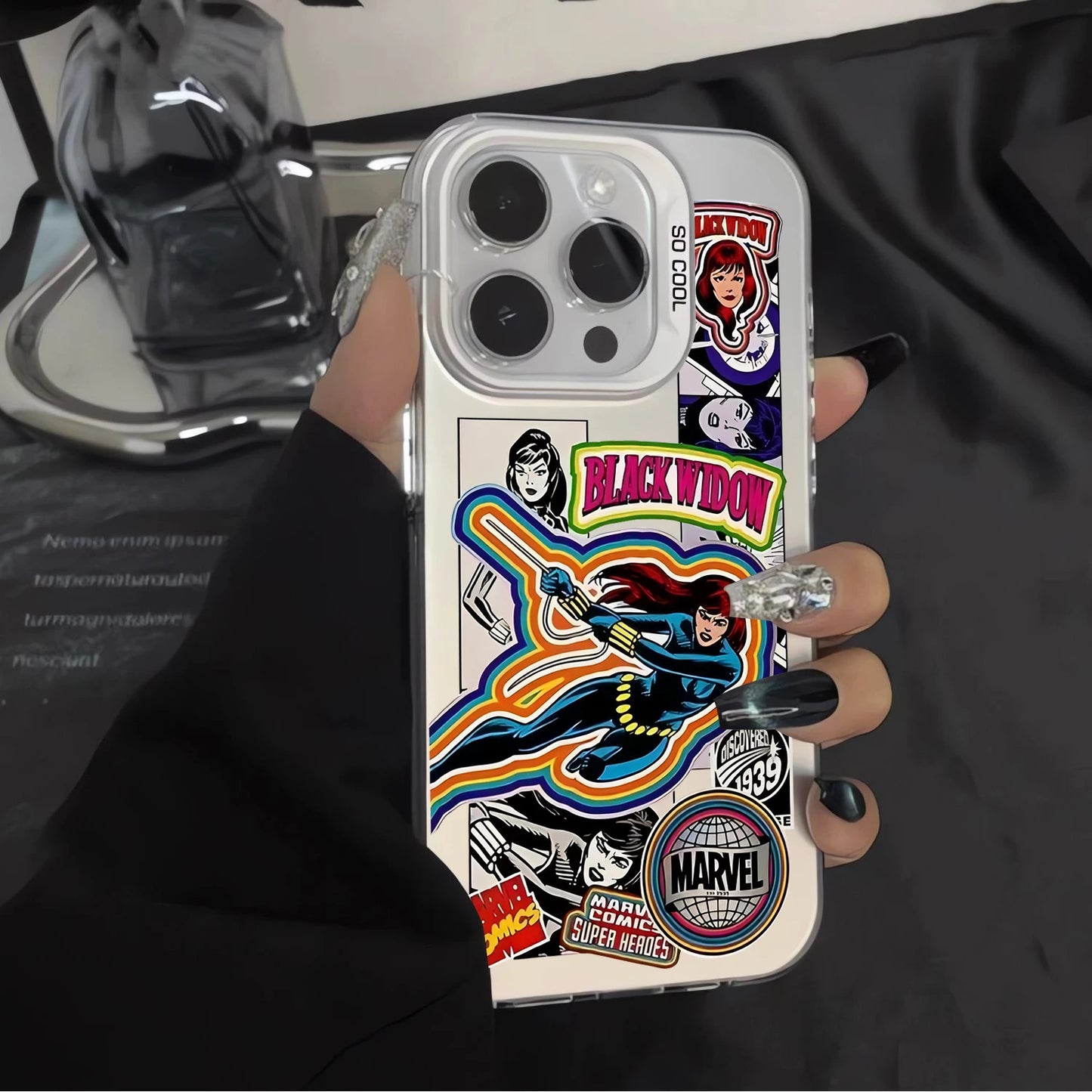 Retro Thanos Avengers Phone Case For iPhone