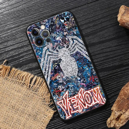Venom Spiderman Marvel Case For iPhone Protect Funda