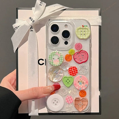 Button Shockproof Phone Case
