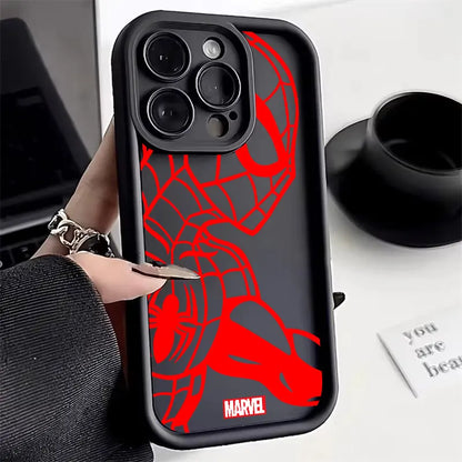 Iron Man Spider Man Silicon Case For Apple iPhone