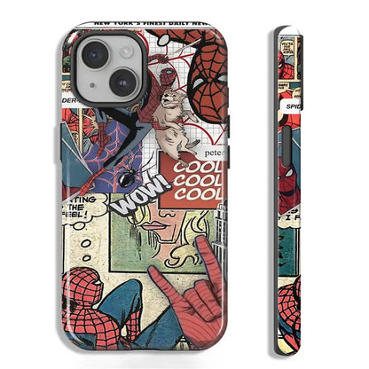 Marvel Spider Man Soft Cover Capa Phone Case For Apple iPhone