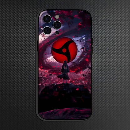 Anim Itachi Uchiha Phone Case For iPhone Soft Silicone Black Cover