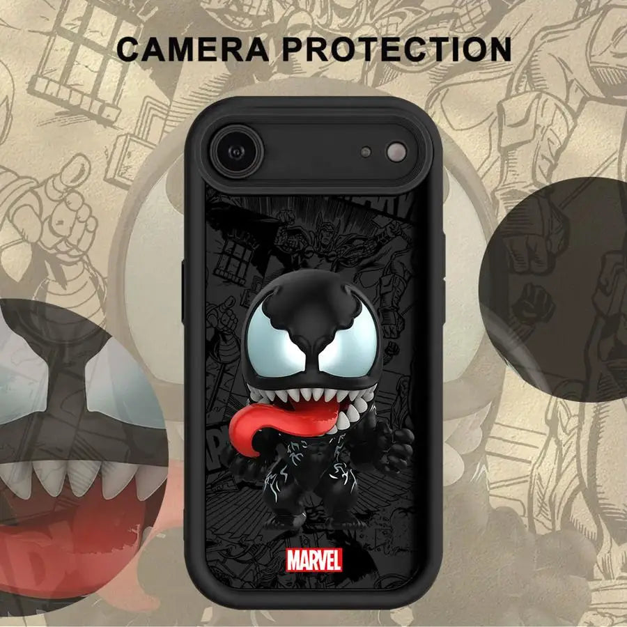 Marvel Sipiderman Venom Soft Cover Case For iPhone