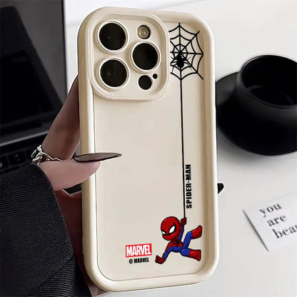 Cute Marvel Spider Gwen Morales Spiderman Case For Apple iPhone