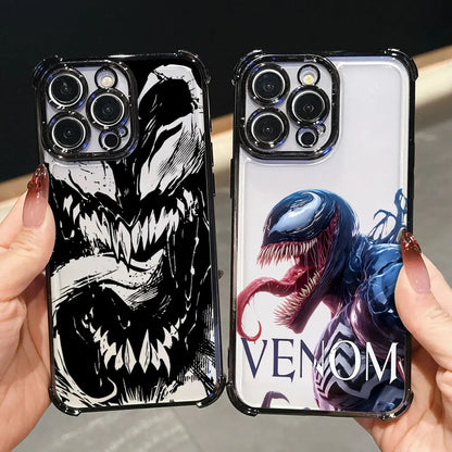 Venom Art Marvel Luxury Shockproof Case For iPhone