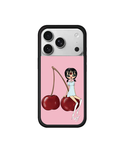 New Wildflower Heart Love Flower Cherry Cake Case For iPhone Girl Bow Ballet Dance Shoes Cover