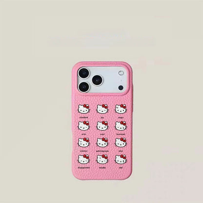 Cute Cartoon Emotional Kt Phone Case For iPhone