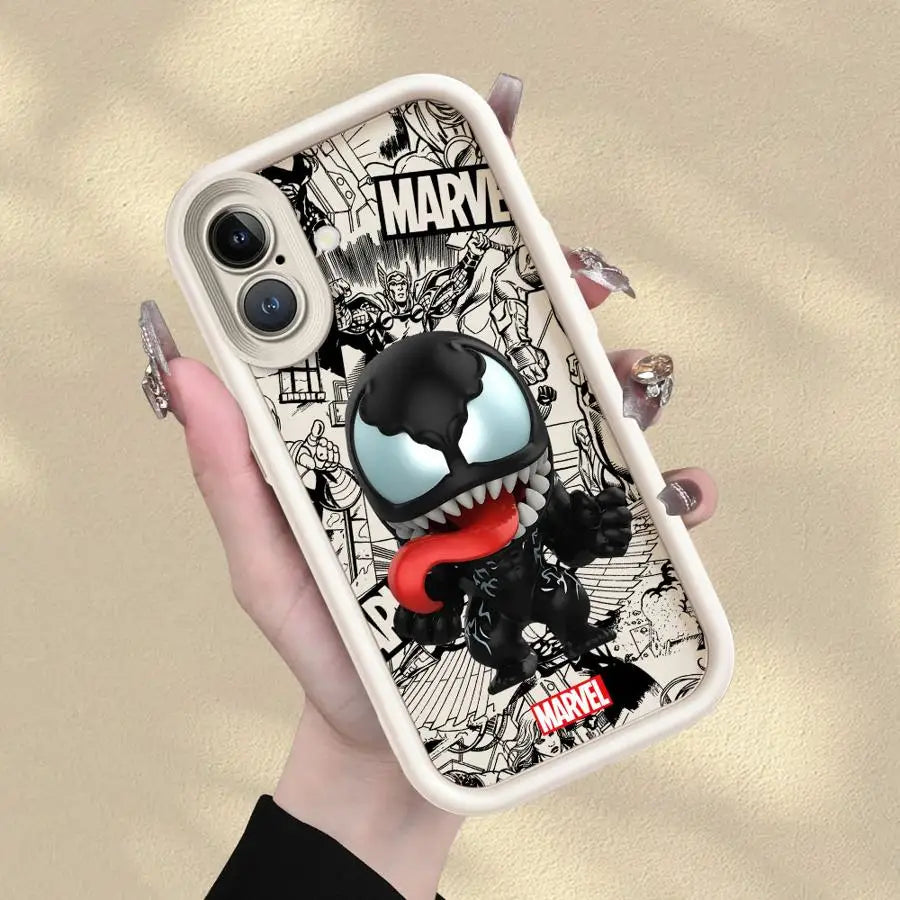 Marvel Sipiderman Venom Soft Cover Case For iPhone