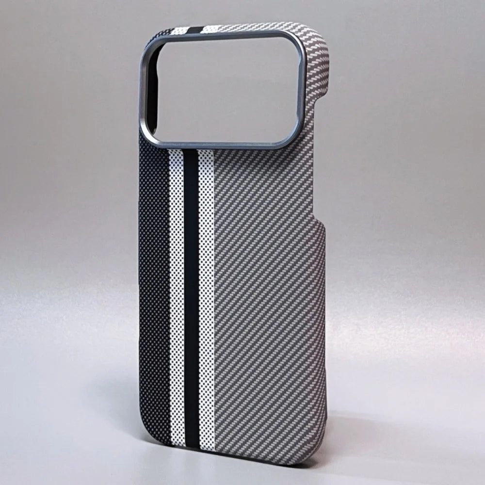 Luxury Kevlar Carbon Fiber Pattern High Quality Hard PC Case For iPhone