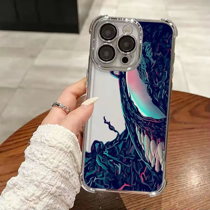 Venom Art Marvel Luxury Shockproof Case For iPhone