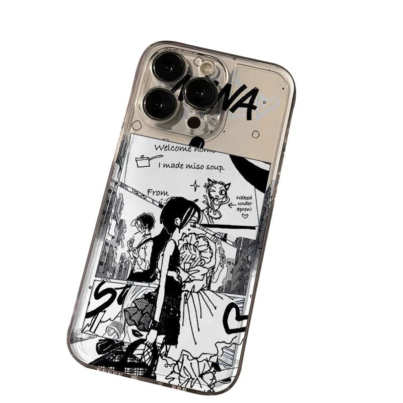 Anime Girl Nana Clear iPhone Case – Shockproof