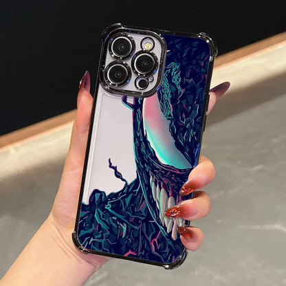 Venom Art Marvel Luxury Shockproof Case For iPhone