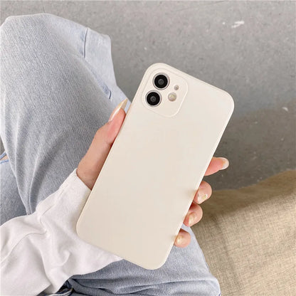 Ultra Thin Shockproof Silicone Phone Case For iPhone