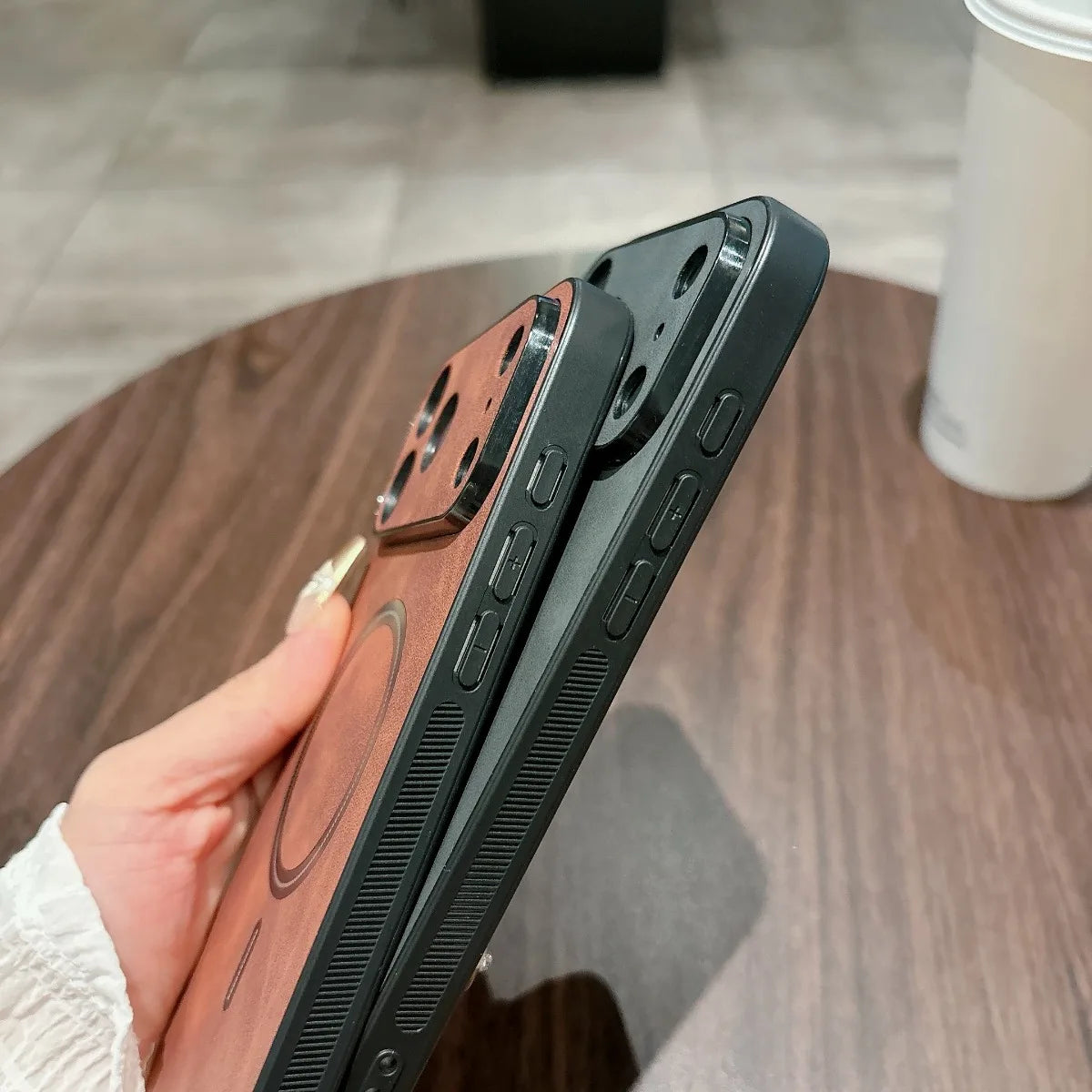 Magnetic Leather Case For iPhone Cover Magnet