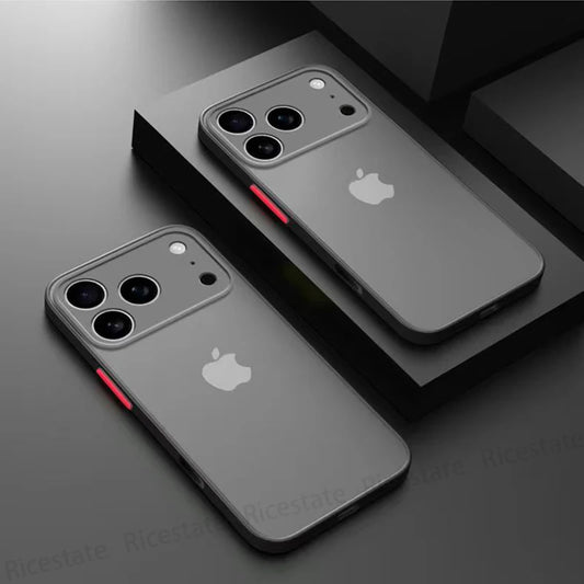 Armor Bumper Shockproof Phone Case For Apple iPhone Bumper Hard PC Cover Fundas