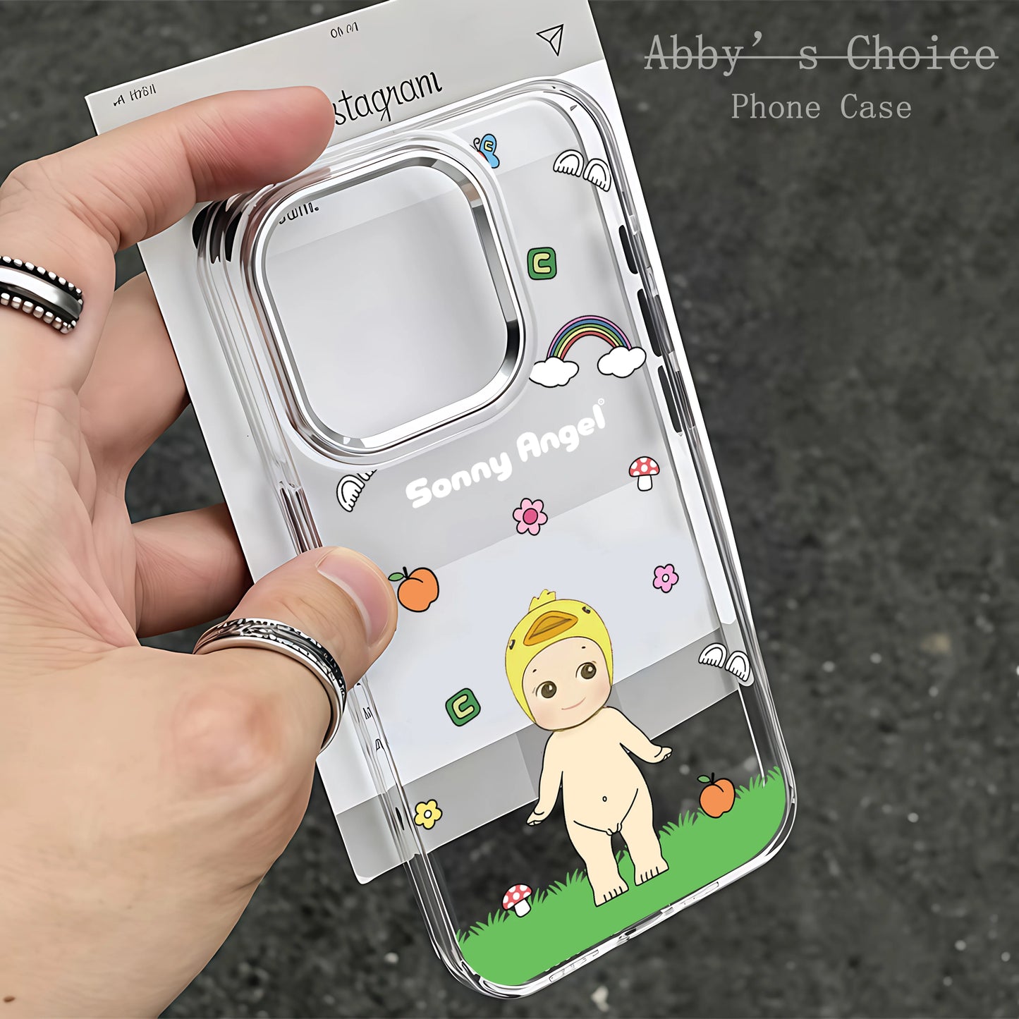 Cartoon Sony Angels Phone Case For iPhone Transparent Soft Cover