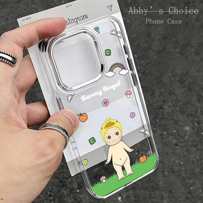 Cartoon Sony Angels Phone Case For iPhone Transparent Soft Cover