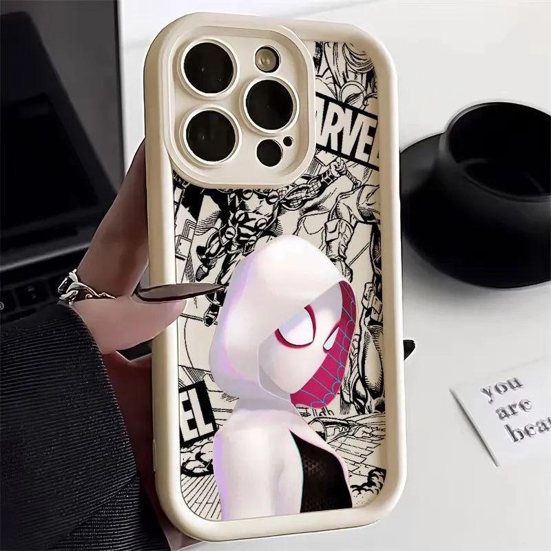 Spider Man Spider Gwen Marvel Case For Apple iPhone