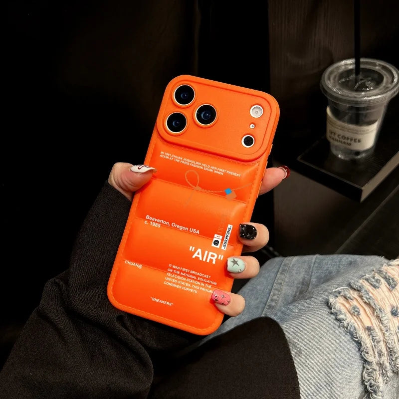 Luxury Sneakers Down-Filled Phone Case For iPhone