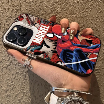 Marvel Superhero Spider Man Case For iPhone Silicone Hard Edge Cover