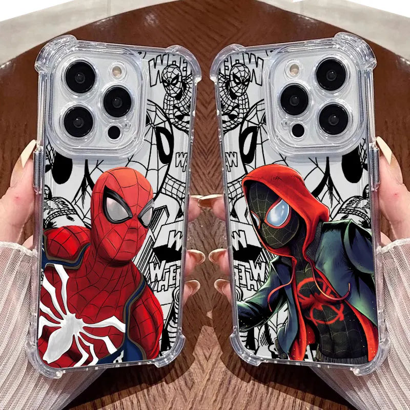 Marvel Hot Movie Spider Man Clear Case For iPhone