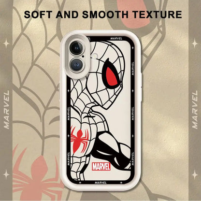 Marvel Spiderman Ironman Case For iPhone