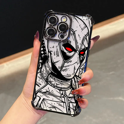 Marvel Art Ironman Luxury Shockproof Case For iPhone