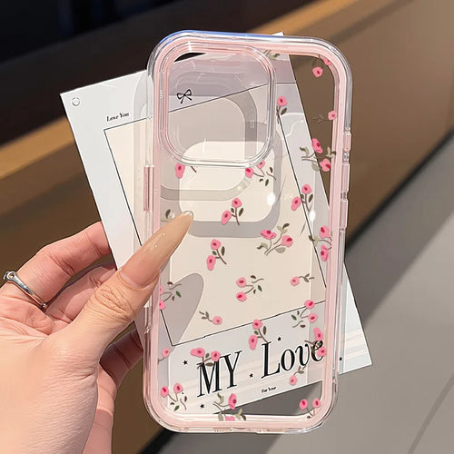 Cute Pink Flower Phone Case For iPhone
