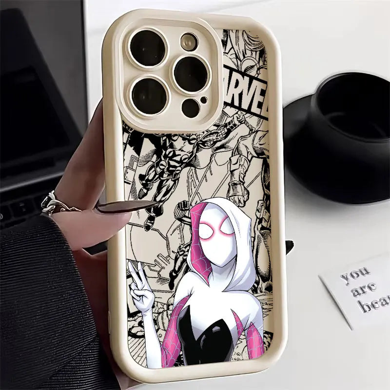 Spider Man Spider Gwen Marvel Case For Apple iPhone